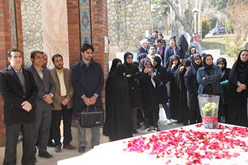 مراسم سالگرد تدفین شهدای گمنام دانشگاه 